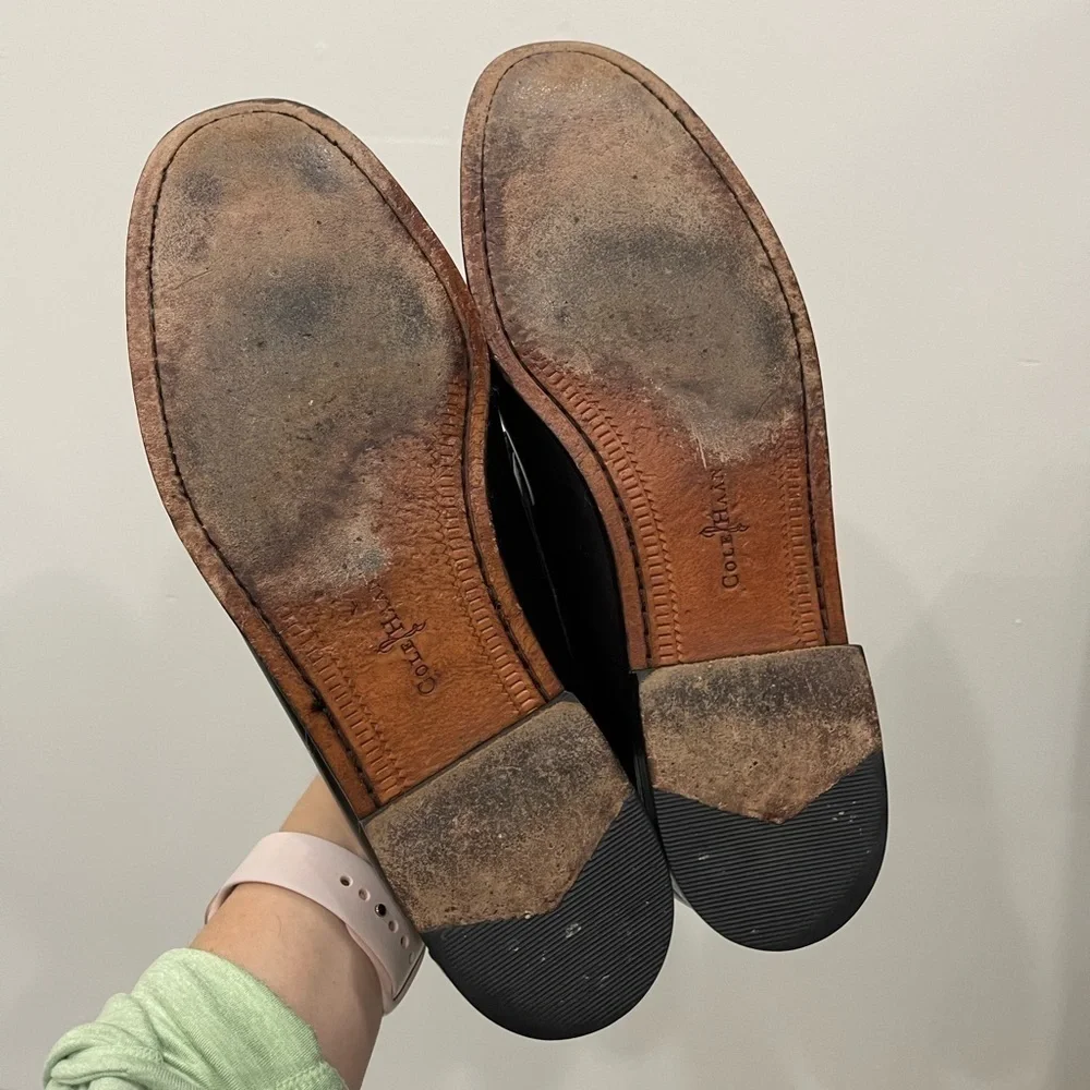 Cole Haan Pinch Grand Tassel Slip-On Loafer Moccasin Burgundy Leather 10.5